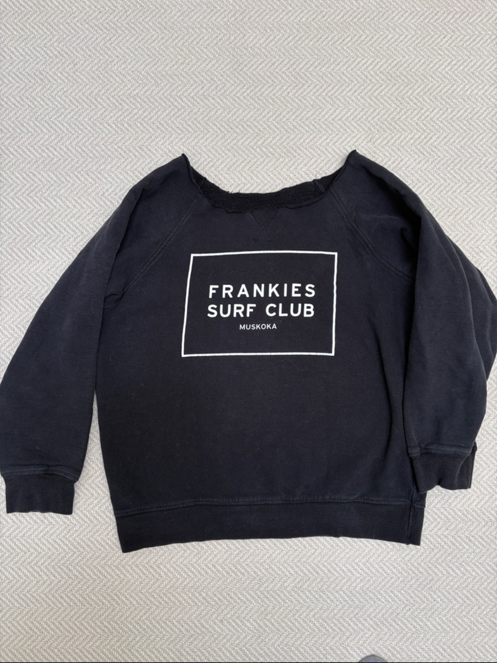 FRANKIES SURF CLUB MUSKOKA Black Sweatshirt